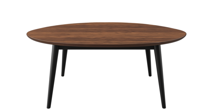 3d model of a round squar table with a linen cloth, against a grey background, in a low-poly style, created using blender. 