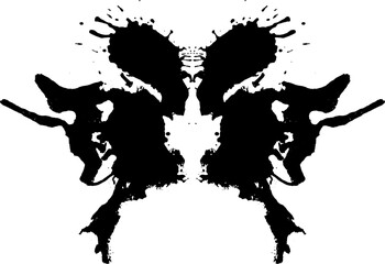 Obraz na płótnie Canvas Rorschach Stain