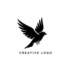 Fototapeta premium Creative Bird Logo Freedom Brand Identity