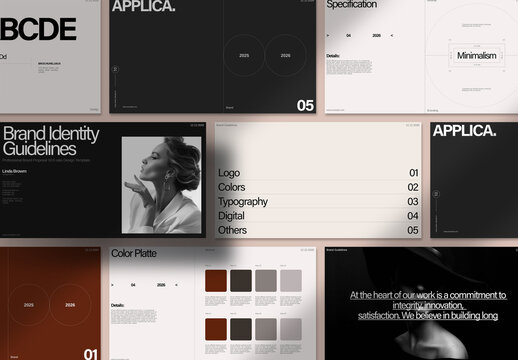 Brand Identity Guideline Presentation Template