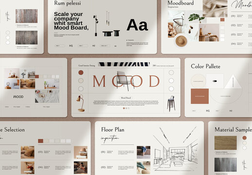 Interior Mood Board Layout