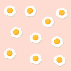 seamless pattern with easter eggs