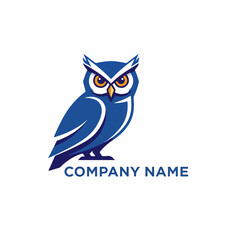 Owl Logo, Owl icon, design concept