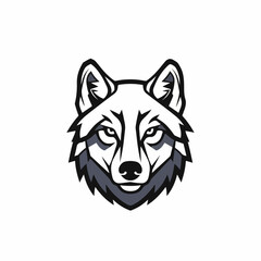 Wolf creative head vector, wolf head vector illustration