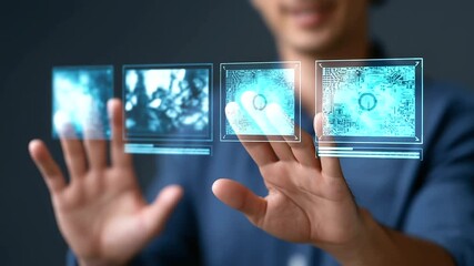 Team of Professionals Works on Advanced computer vision technology enhances ai training for image recognition., Collaborating with Laptops, Notebooks, and Digital Displays in Modern Workspace - Powered by Adobe