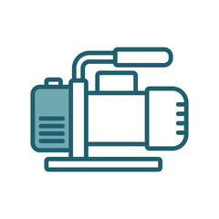 vacuum pump icon vector design template simple and clean