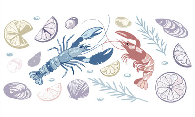 feathers seamless pattern