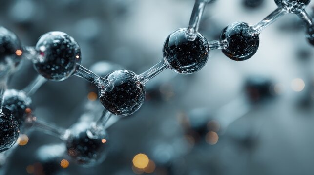 Intricate Molecular Structure Depiction for Scientific Visualization or Research