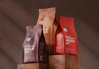 Matte Stand-up Pouch Mockup