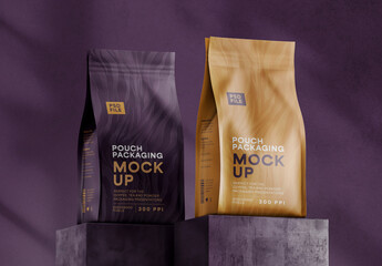 Matte Stand-up Pouch Mockup