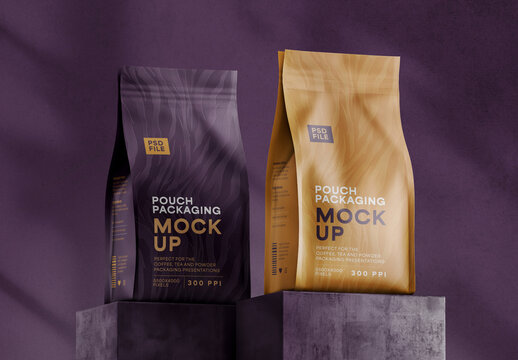 Matte Stand-up Pouch Mockup