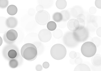 Black circles on white background