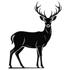 deer silhouette vector