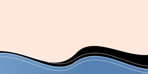 abstract background with blue waves free copyspace area design.