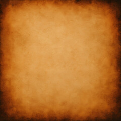 Obraz premium A textured vintage paper background with a warm orange hue and a darkened aged border evoking a sense of history and nostalgia