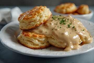 Southern Comfort Biscuits and Gravy Delight