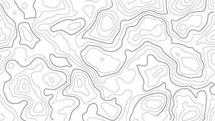 Seamless topographic map design with detailed contour elevation lines and abstract terrain textures, modern vector background for hiking maps, outdoor exploration, and scientific geographic visualizat