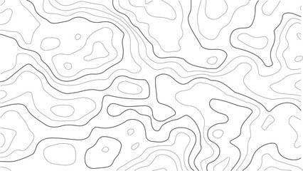 Seamless abstract topography terrain elevation pattern with white contour vector lines and mapping grids, modern geographic background for posters, branding, digital design, and home decor projects