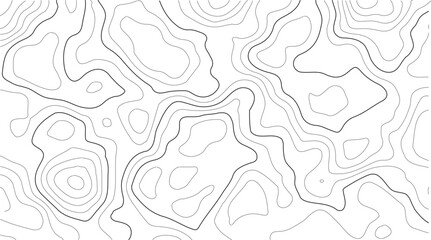 Seamless abstract topography terrain elevation pattern with white contour vector lines and mapping grids, modern geographic background for posters, branding, digital design, and home decor projects