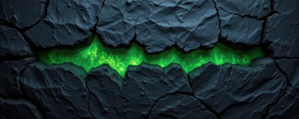 spooky texture of torn fabric over rough jagged stone, faint green glow reflecting, uneven surfaces conveying haunted halloween atmosphere.