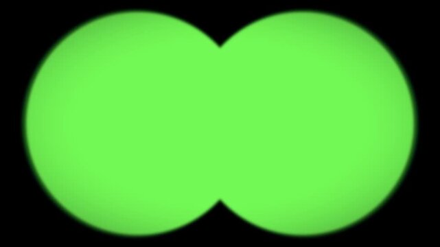 Binocular Zoom Effect Green Screen