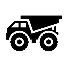 Obraz premium toy truck isolated on white