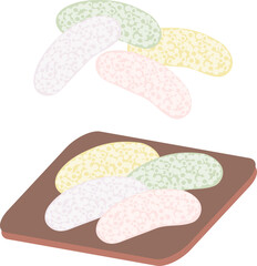 유과_한접시_한과_전통간식_음식_명절