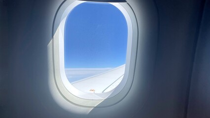 View from the plane window