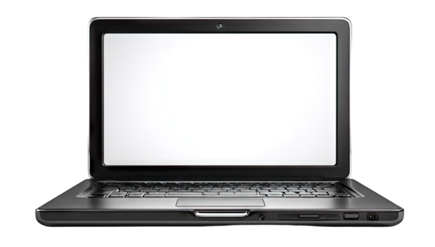 Laptop with Blank Screen