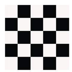 hand drawn vector black and white floor tiles.