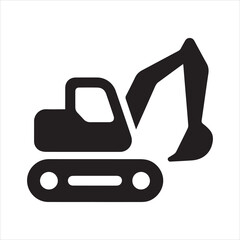  excavator vector icon