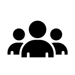 Teamwork, community, contacts  - flat vector icon