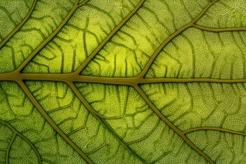 The arrangement of an extremely broad leaf