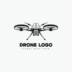 Military drone icon. logo Vector illustration.