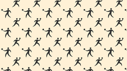 Shot-put vector pattern design