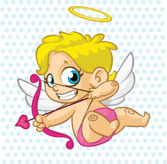 Sweet and Cheerful Cute Cupid Vector Illustration transparent editable vector for t-shirt mug wall stickers wallpaper sticker design multipurpose use in high definition format