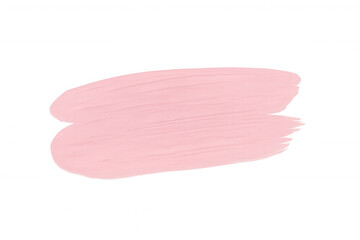 Fototapeta premium Pink brush stroke creating a vibrant and textured design element, perfect for adding a pop of color to various creative projects