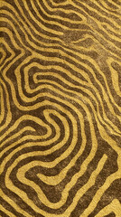 Golden Swirl Glitter Texture