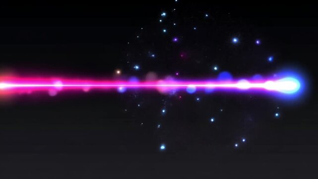 Cosmic Energy Beam: A Stunning Visual of Interdimensional Power