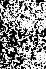Abstract grunge black and white distressed texture splatter splash paint transparent overlay background