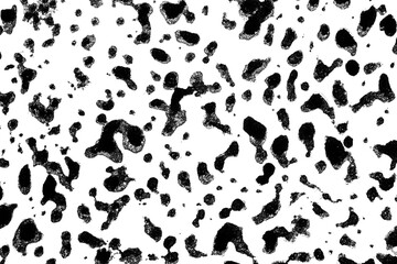 Abstract grunge black and white distressed texture splatter splash paint transparent overlay background