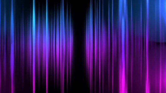 Abstract Neon Lightscape: Vibrant Purple and Blue Glowing Lines