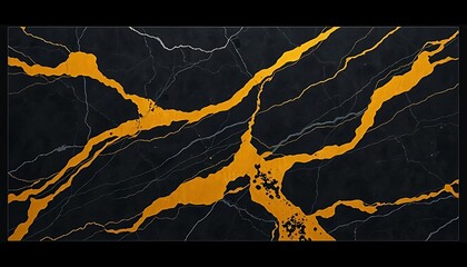 Black and gold marble texture background luxury granite stone slab surface design