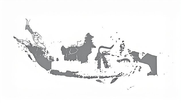 Indonesia Archipelago A Detailed Map and Geographical Representation