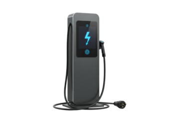 Isolated Electric Vehicle Charger Unit with Plug and Cable for Car Charging, Power Supply