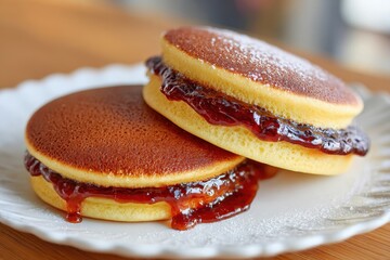 Bean jam pancake