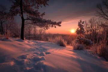 A winter dusk