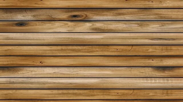 Horizontal Wooden Planks Texture Background