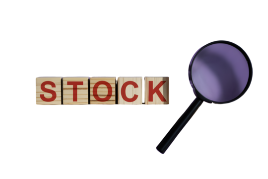 Search engine optimization concept with a magnifying glass focused on the word