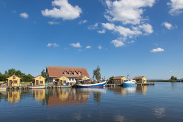 Fototapeta premium Im Fischereihafen Freest 